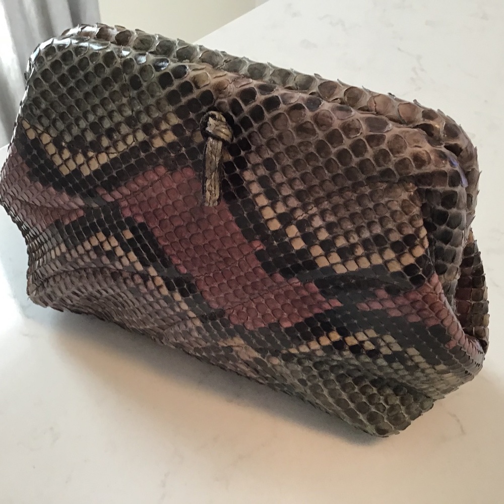 Sharif Multi color snake bag